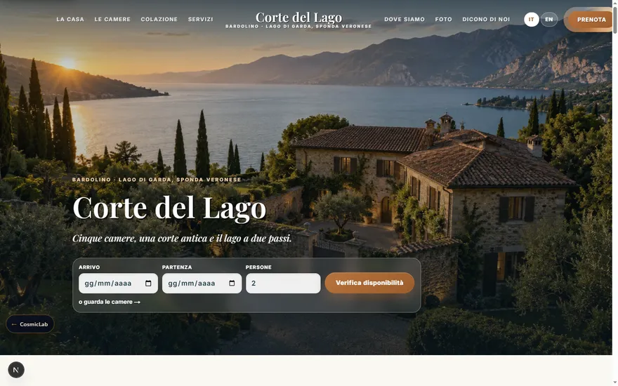 Il sito nel livello Premium
